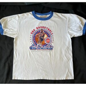 Vtg Joe Dumars Detroit Pistons Hardwood Classics Ringer Tee Men's M, Retro‎ NBA